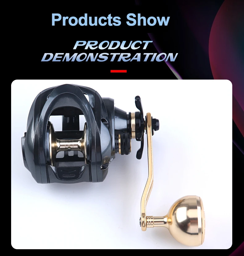 Lurekiller новая катушка для медленного джиггинга Низкопрофильная кастинговая