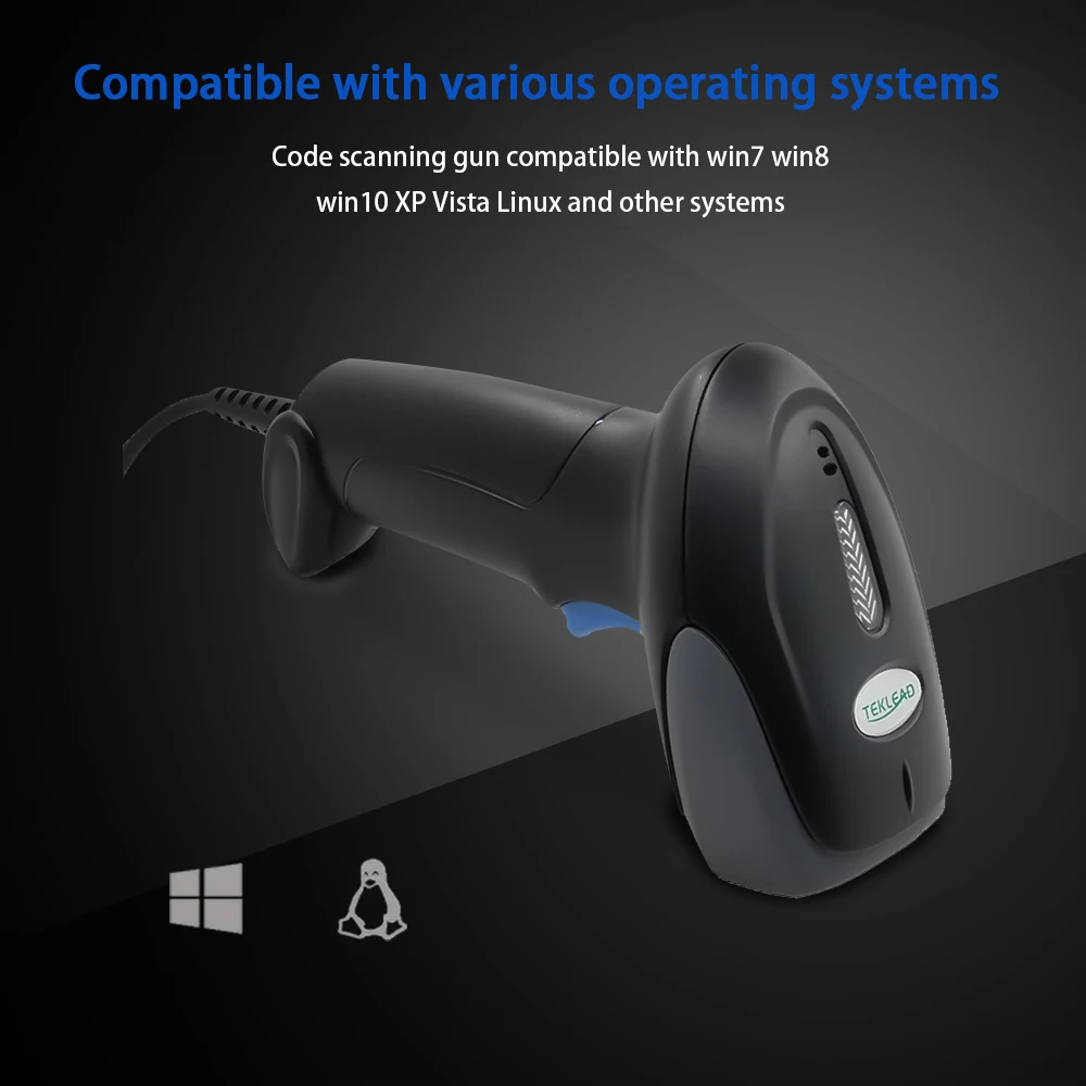 Сканер штрих-кода портативный Проводной 2 4 ГГц Bluetooth 1D 2D |