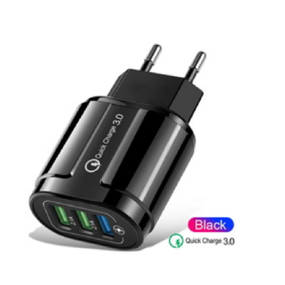 С 3 портами (стандарт мобильный телефон QC3.0 зарядный адаптер Быстрый быстрого