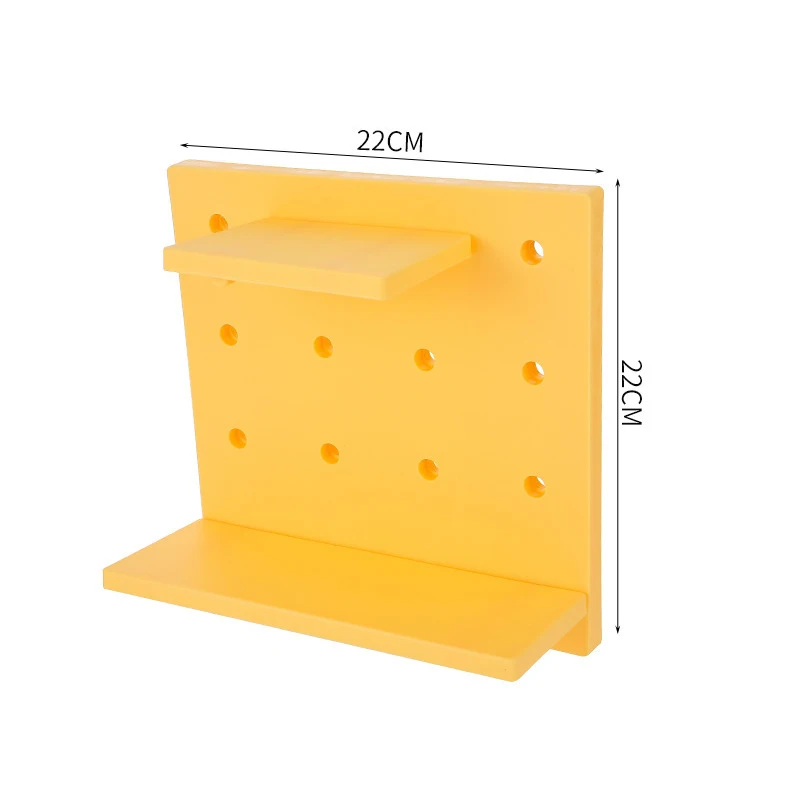 Бытовые Небольшие стеллажи для хранения без отверстий Полка кухни ванной