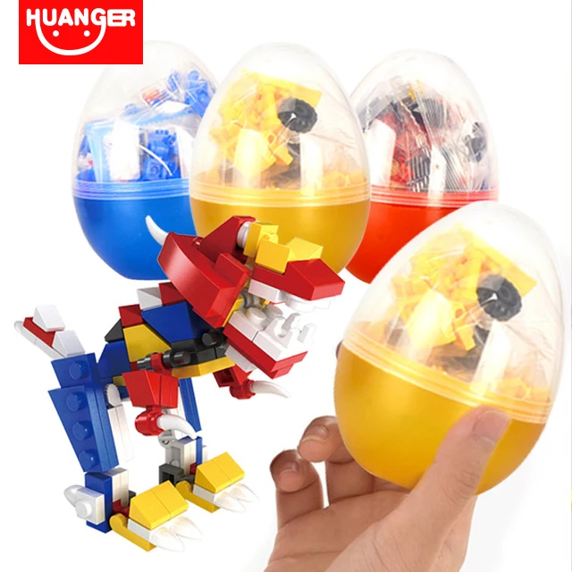 Huanger мир Юрского периода Динозавр яйцо строительные блоки 7 в 1 фигурки Кирпичи