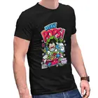 Мужская футболка с надписью Моя геройская Академия Deku pop, хлопковые футболки с короткими рукавами, Классическая футболка с принтом японского аниме манга, одежда