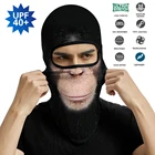 Забавная Балаклава в виде обезьяны, шейный Гетр, бесшовная бандана в виде животного, шарф-повязка на голову, маска-петля для лица с изображением планеты обезьянов