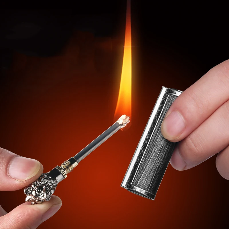 

Gasoline for lighter Key Camping flint million matches kerosene lighters Permanent match kitchen gadgets smoking accessories