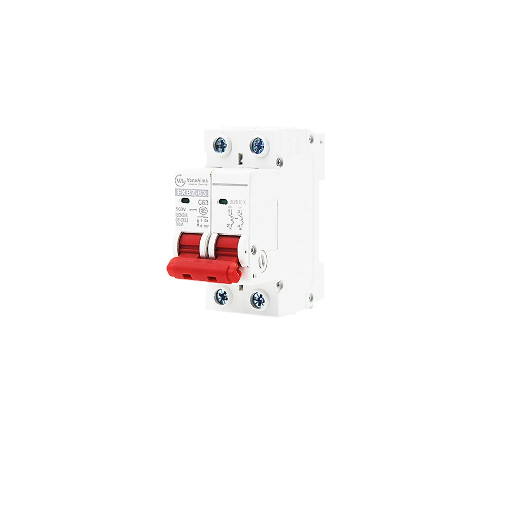 MDB1Z 63 DC500V DC1000V 1P 6A 10A 16A 20A 25A 32A 40A 50A 63A автоматический выключатель постоянного тока PV