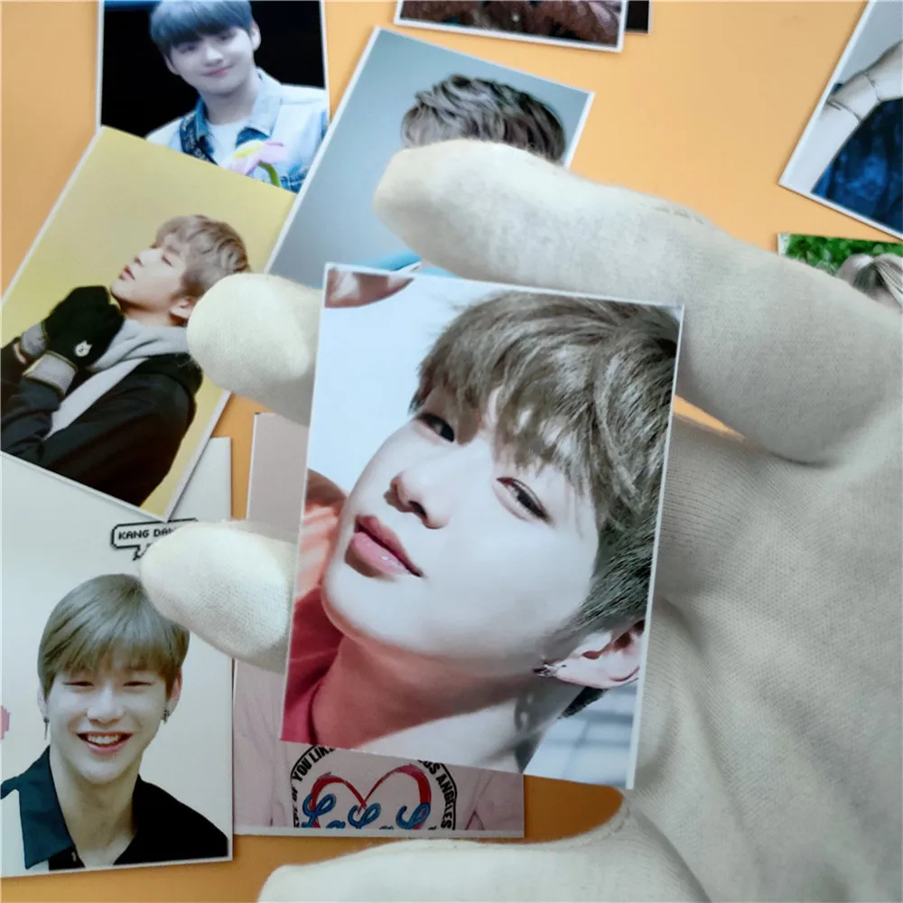 KPOP Kang danel WANNA ONE LOMO Card Фотокарта самодельная сгорает его производство 101 |