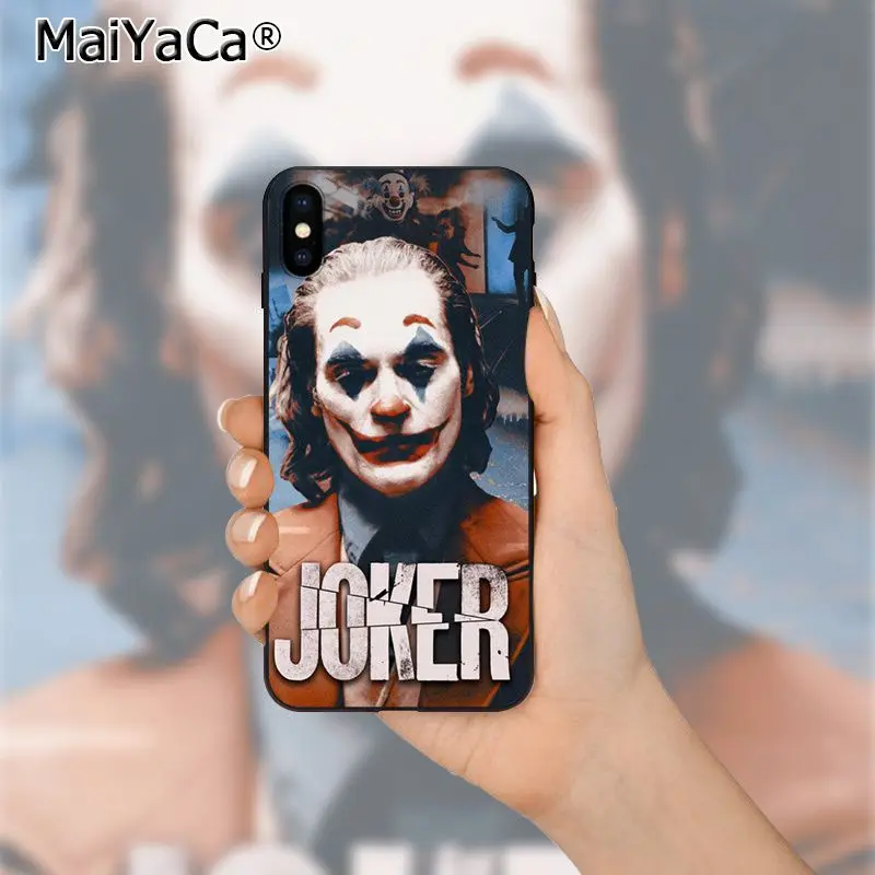 Мягкий силиконовый чехол MaiYaCa Joker Movie из ТПУ для iPhone X XS MAX 6 6s 7 7plus 8 8Plus 5 5S SE XR 11 11pro