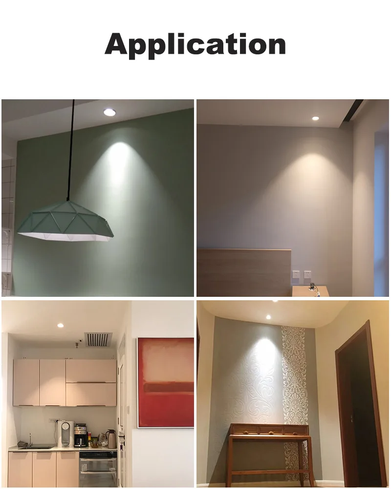 

Dimmable Cob Led Anti-Glare Recessed Downlights Light 7w 3W 5w Ceiling Spot Ac220v Living Lamps For Room Hotel