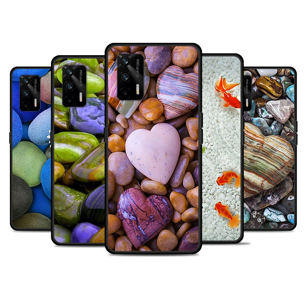 

Stacked Stones For Realme 8 GT Neo Neo2 Edition Explorer Master Q3 Pro Narzo30 C21 C20 C11 Phone Case Coque