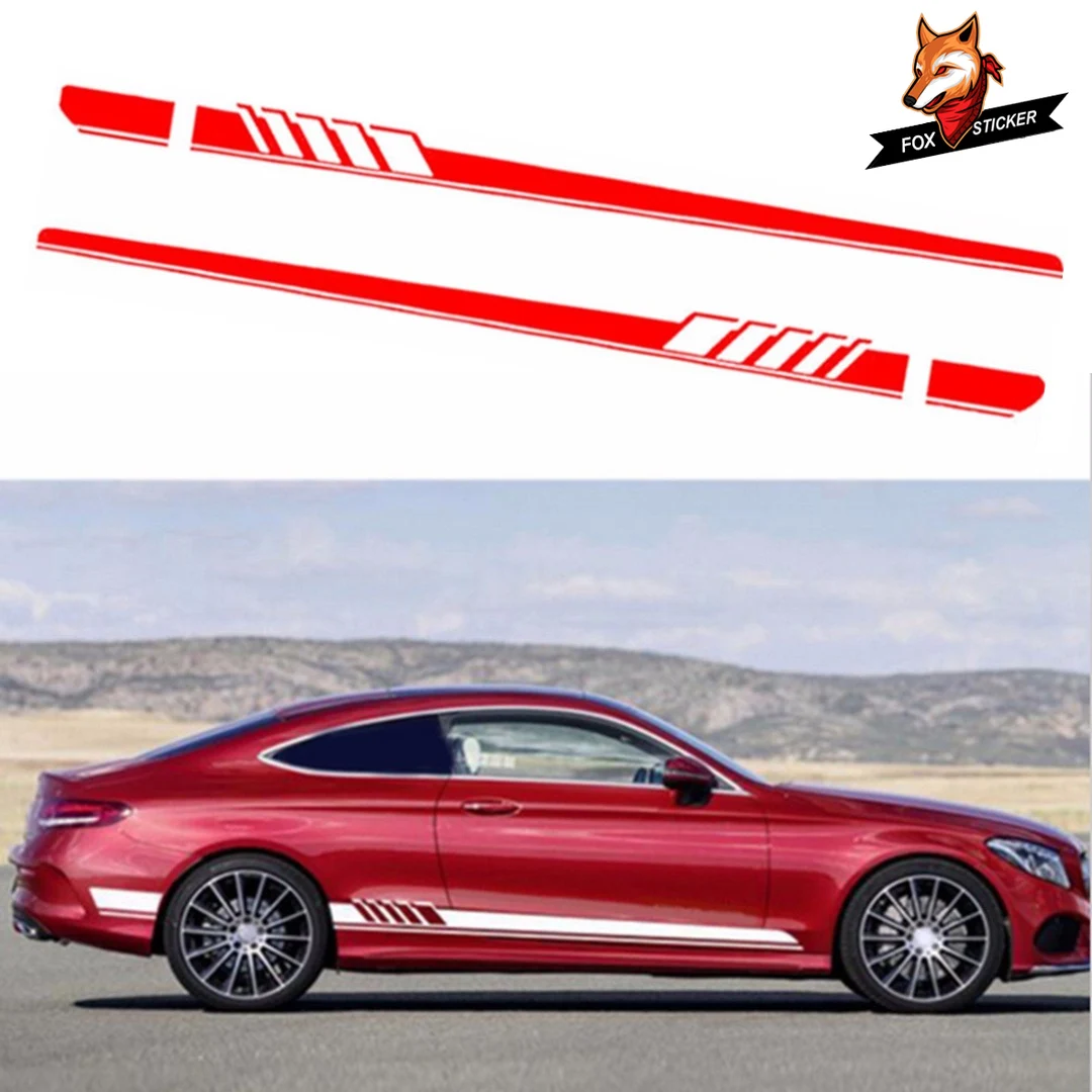 

Виниловая наклейка для Mercedes Benz C Class W204 W205 C180 C200 C63 -AMG, 2 шт.