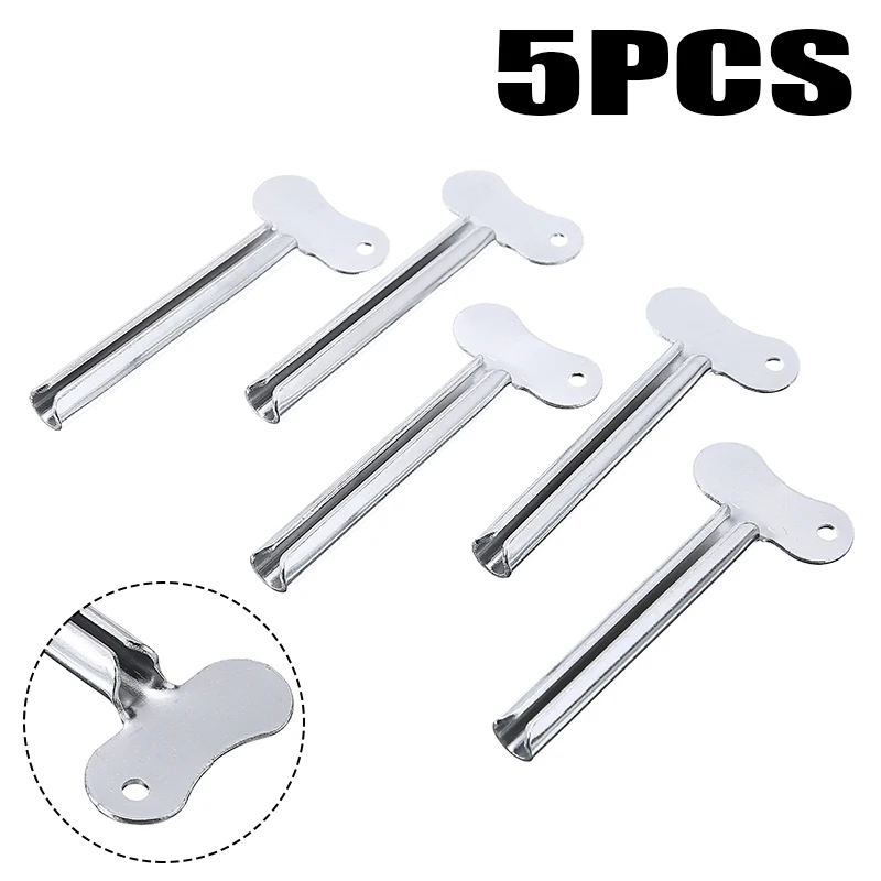 

Practical PlasticToothpaste Squeezer Facial Cleanser Toothpaste Mustard Retractor Tube Squeezer Home Accessories 5Pcs