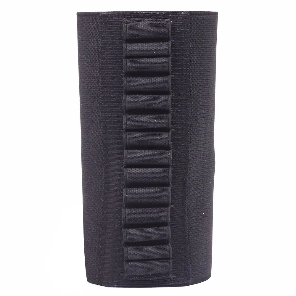 Hunting Gun Accessory Military Gear 5/8/9/14 Rounds Shotgun Buttstock Ammo Pouch Shell Holder Bullet Cartridge Bandolier Free