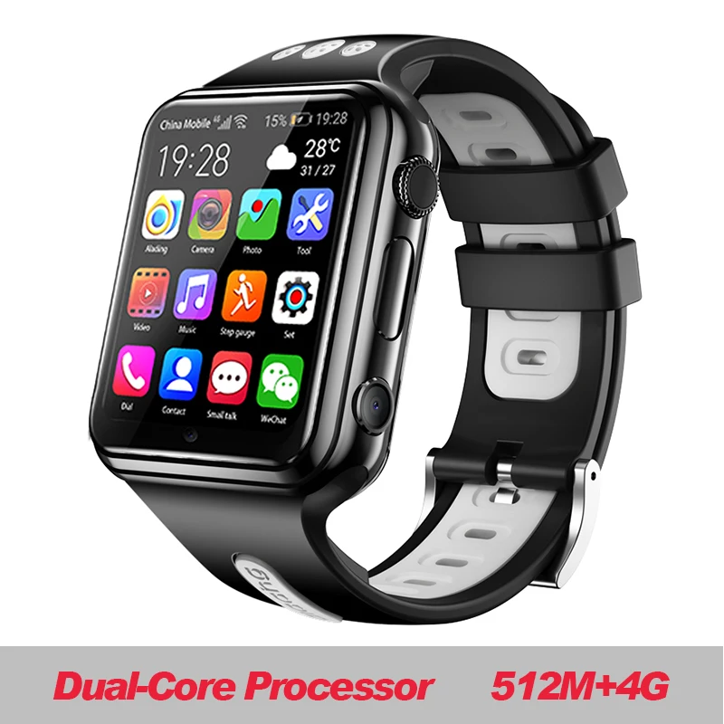 W5 4G black gray 696, 4G, gps, Wi-Fi, для студентов/детей, Смарт-часы, телефон H1/W5, система android, приложение, установка, Bluetooth, умные часы, 4G, sim-карта - Цвет: W5 4G black gray