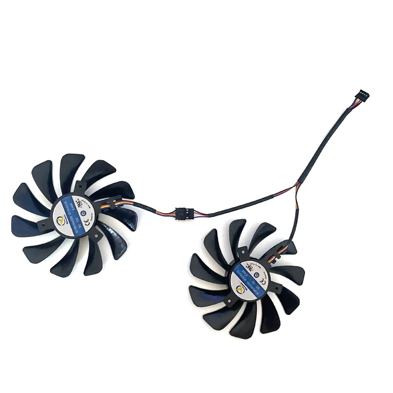 2 шт. FDC10U12S9 C CF1010U12S 4PIN RX 5600XT 5700XT охлаждающий вентилятор для XFX Radeon 5600 5700 XT сырье II