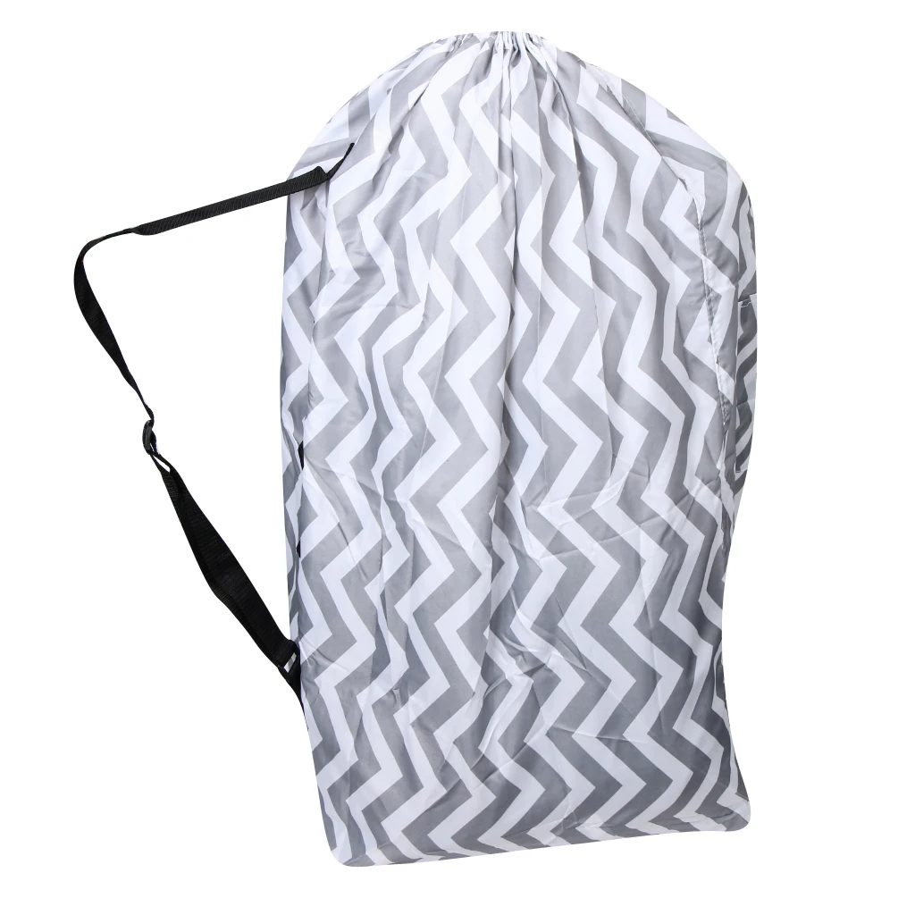 

Gate Check Bag Stroller Bag Travel Backpack for Car Seats Airline Airplane Stroller Pushchair Buggy Cover - Gray Stripe