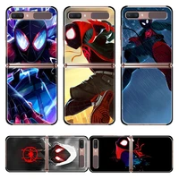 marvel avengers venom super hero for samsung galaxy z flip 3 5g black mobile shockproof hard capa fundas phone case
