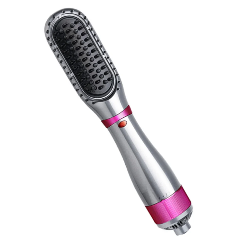 

1pc Hair Straightener Brush Heating Control Electric Hair Brush (Plug)