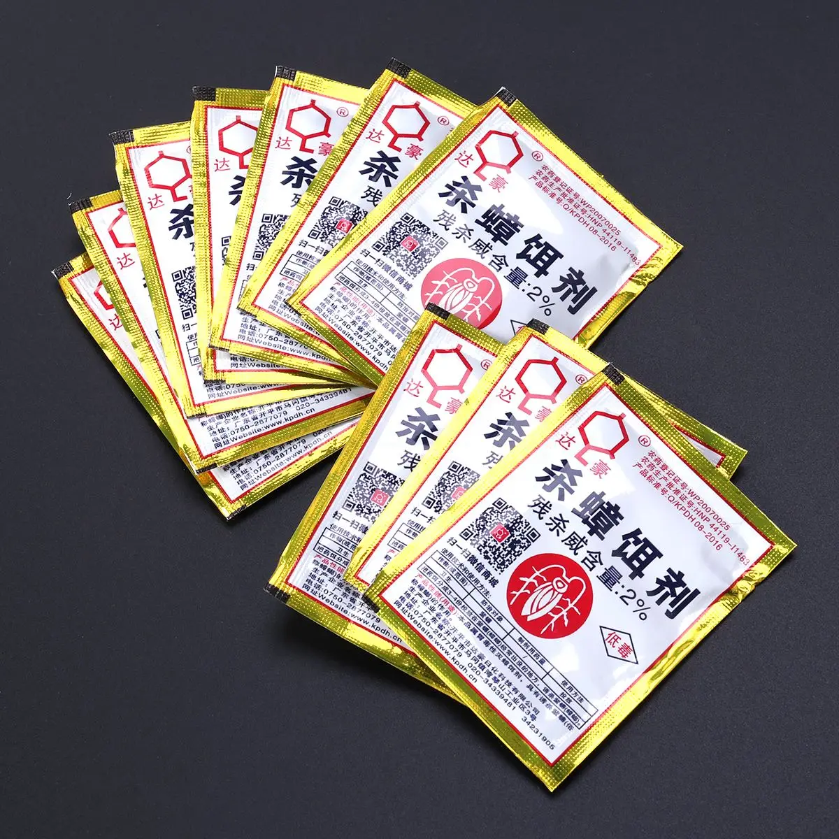 Коробка из 10 шт. эффективный порошок для уничтожения тараканов безвредный людей