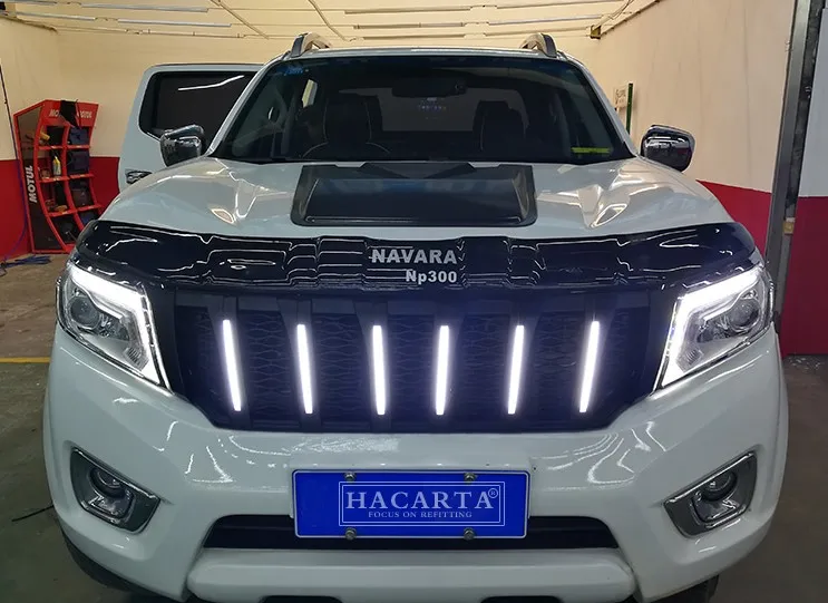 Передняя решетка для гоночного бампера ABS Сетчатая Маска накладка подходит NISSAN