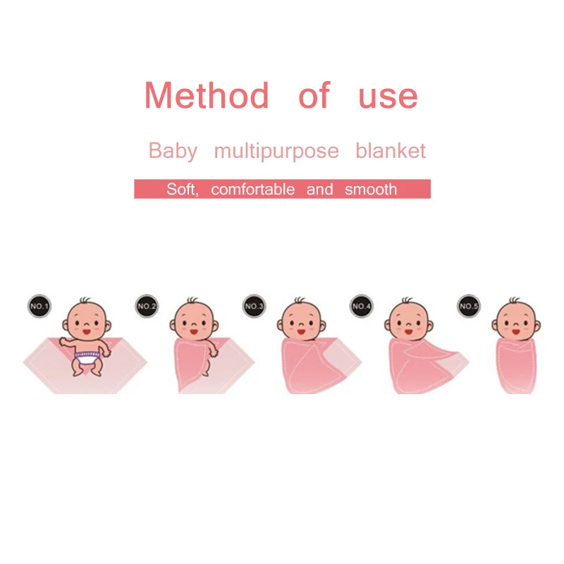 

2 Pieces Set Newborn Swaddle Wrap Hat Cotton Baby Receiving Blanket Bedding Cartoon Cute Infant Sleeping Bag