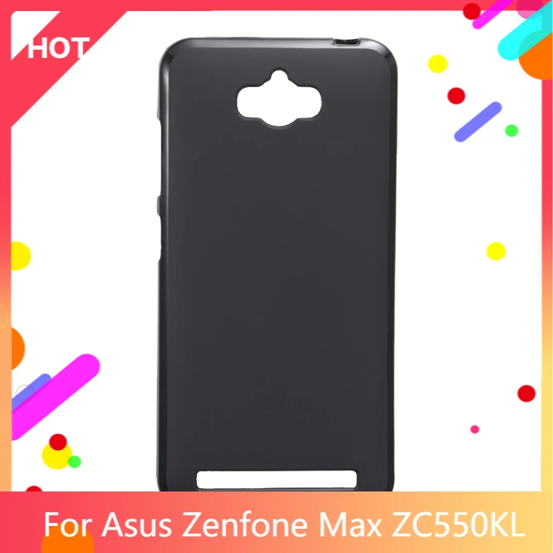 Чехол Zenfone Max ZC550KL Матовый Мягкий силиконовый чехол из ТПУ для Asus тонкий