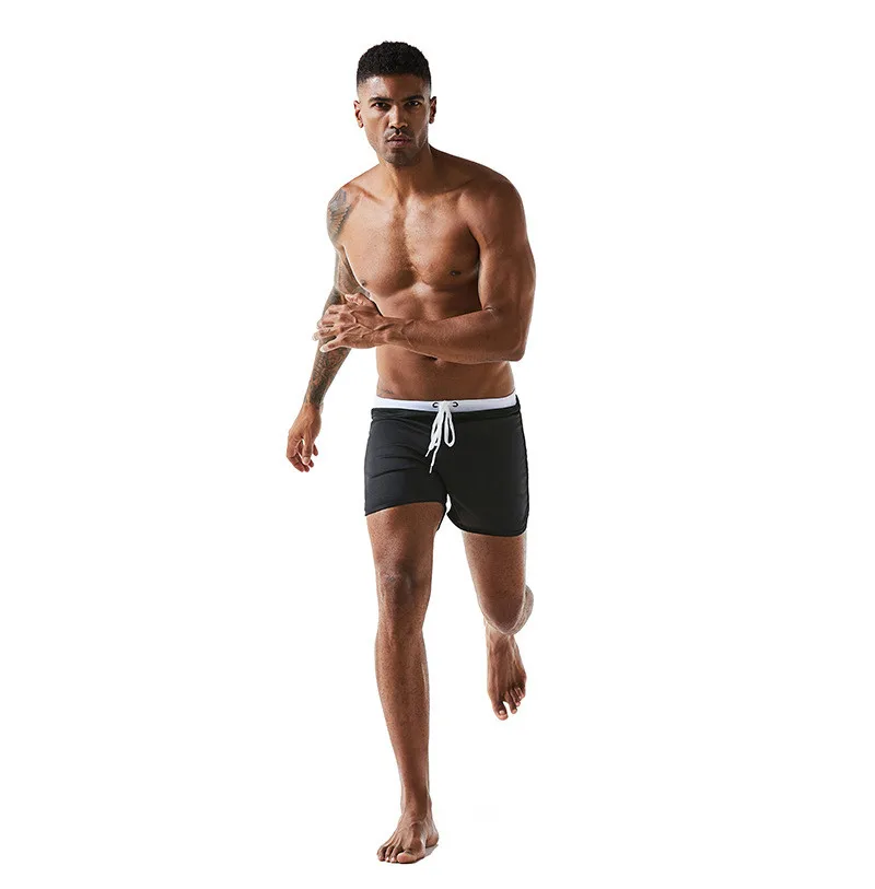 Повседневные эластичные плавки однотонные мужские maillot de bain пляжные шорты Zwembroek