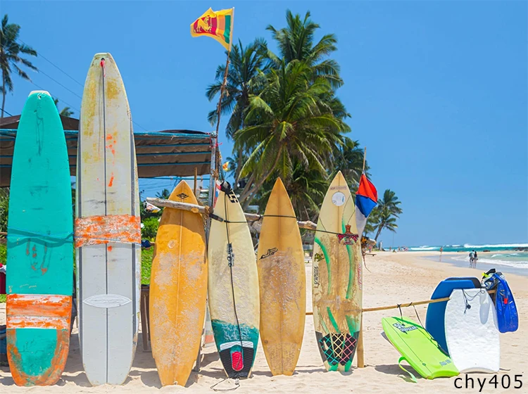 Виниловый фон для фотосъемки LEVOO студийный реквизит сёрфинга пляжа отдыха