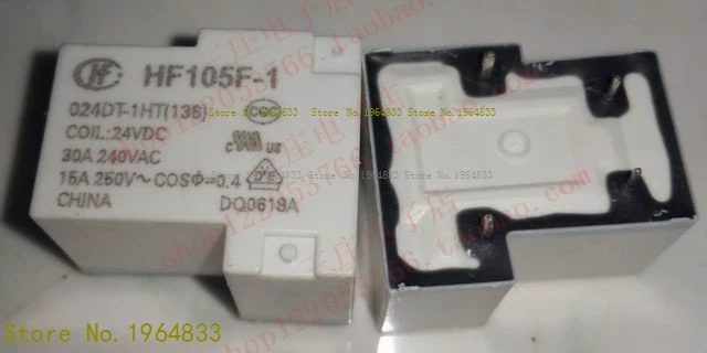 

HF105F-1 024DT-1HT(136) T90-1A-24V-4P