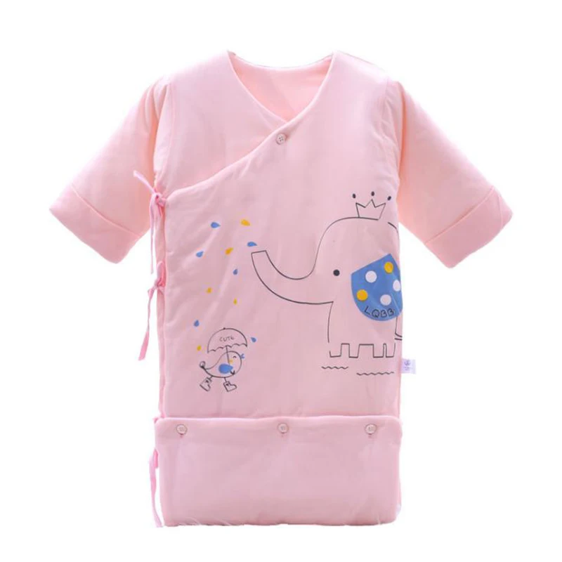 Pink 62x30cm Спальный мешок для новорожденных; голубой и розовый спальный мешок для малышей; конверт для новорожденных; зимний спальный мешок для малышей - Цвет: Pink 62x30cm