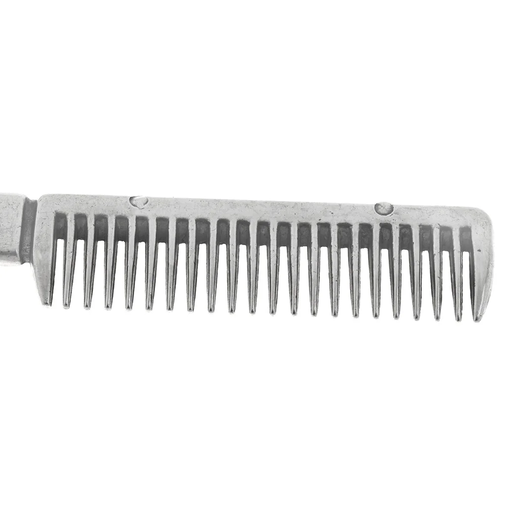 Stainless Steel Polished Horse Pony Grooming Comb Tool Currycomb Durable Care Equipment | Спорт и развлечения