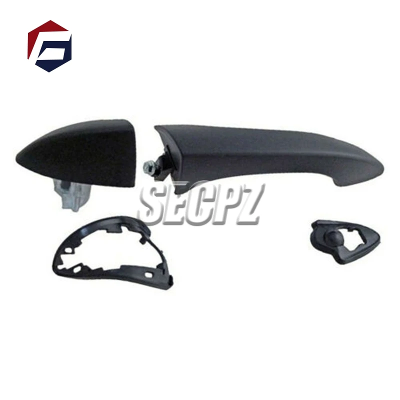 Черная передняя задняя левая правая и внешняя дверная ручка подходит для 2000-2006 BMW