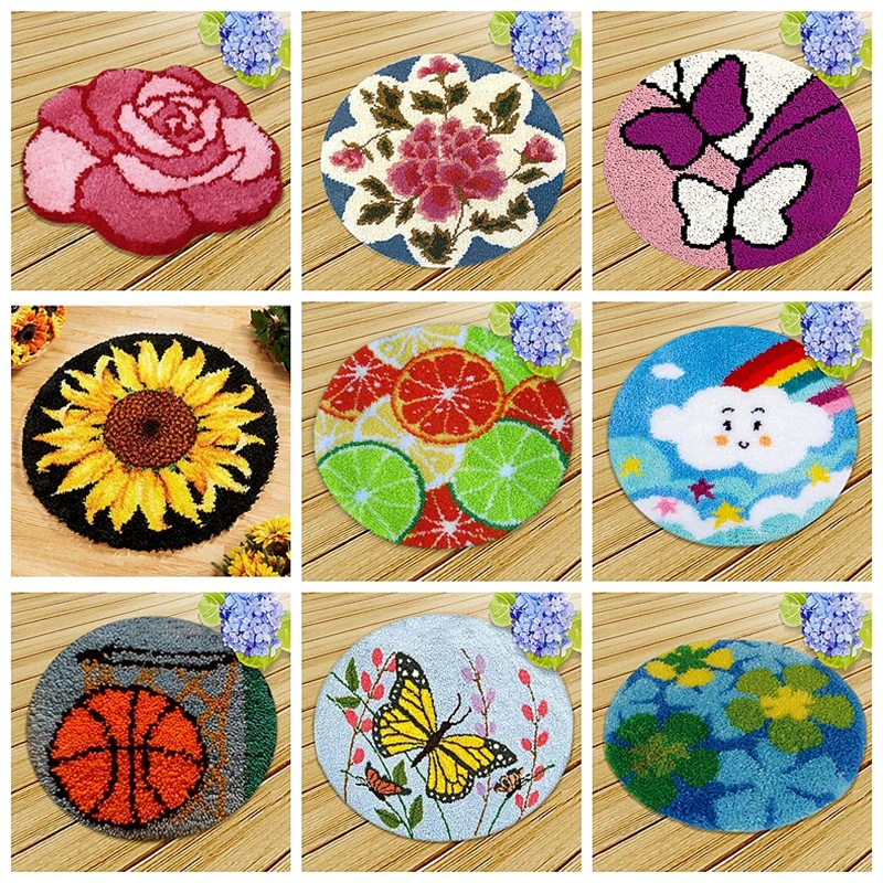 

Набор крючков с защелкой, ковер Tapijt Knoopkussen, приспособление с защелкой, брезентовый коврик, вышивка, трикотажная смрнк, вспененный для рукоде...