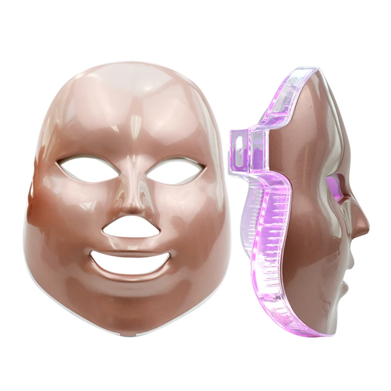 Светодиодный маска для лица 7 цветов фотон терапия против морщин машина