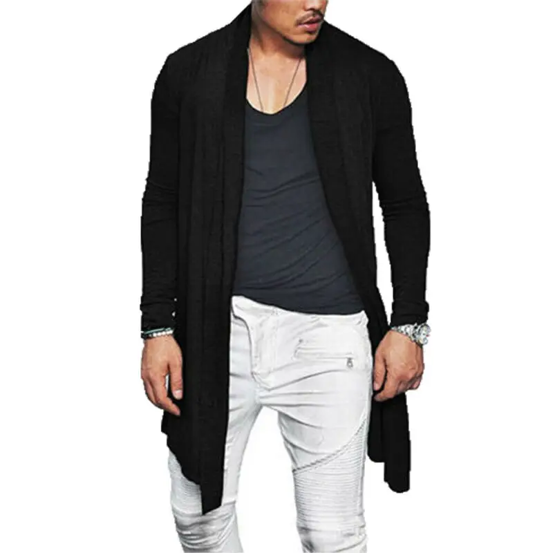 

Fashion New Hor Sale Men's Winter Long Sleeve Casual Knitted Cardigan Warm Sweater Jumper Jacket Coat
