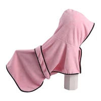 pet bathrobe xs xl pet bath towel for small medium large dogs microfiber super absorbent pet drying towel