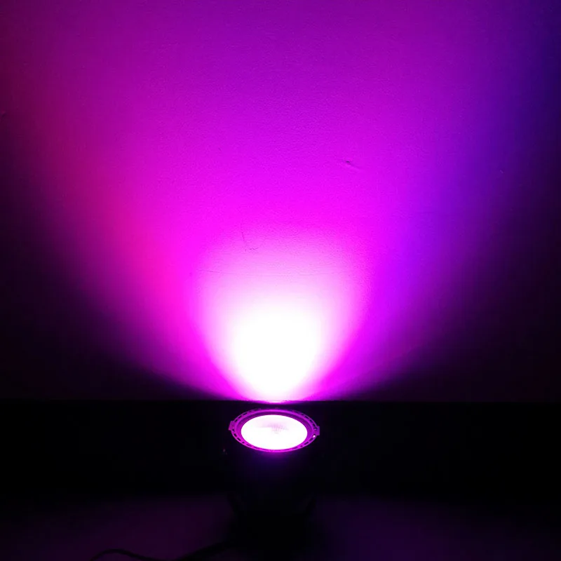 2 шт. пластиковые УФ-светодиоды 30 Вт УФ-лучи беспроводной пульт ДУ RGB 3 в 1 DMX 7