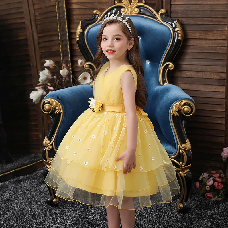 Kids Girl Wedding Flower Girls Dress Princess Party Pageant Formal Prom Little Baby Birthday New Arrival 2021 | Детская одежда и