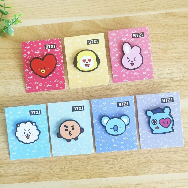 

Bangtan Boys The Same Brooch Cute Badge Creative Emblem Cartoon Jewelry Bag Clothes Decoration Gift
