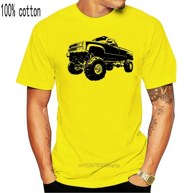 2019 Летняя мода для мужчин футболка американский масл-автомобиль внедорожник