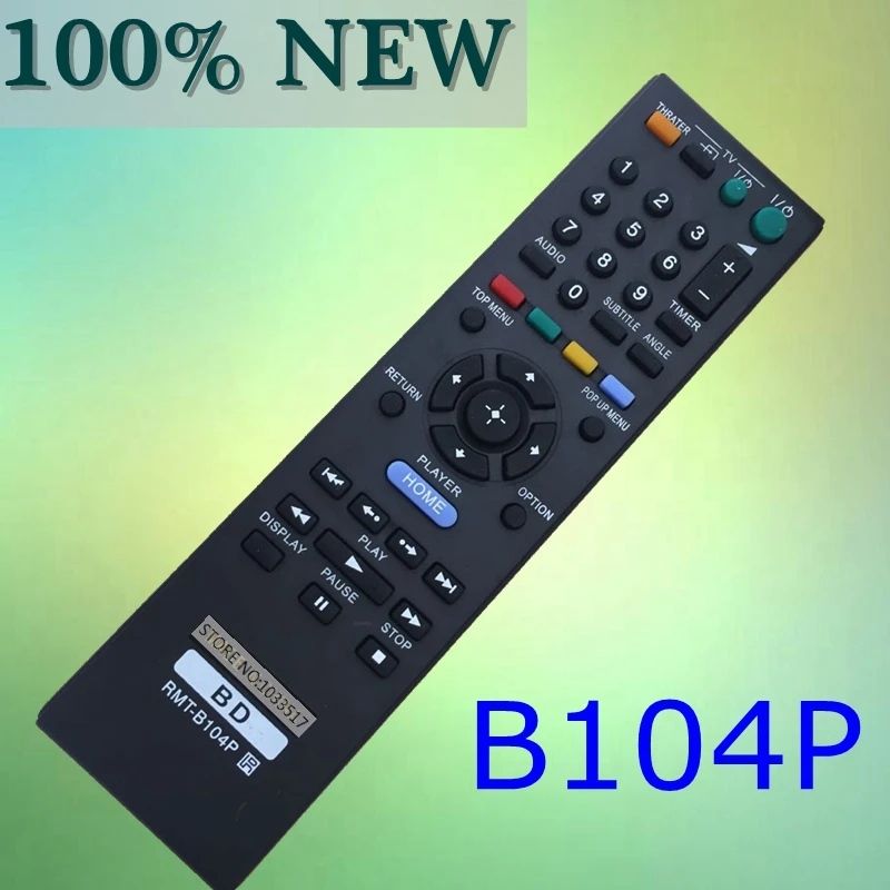 

FOR SONY BDP-S360 BDP-S560 RMT-B104P Blu-ray Disc 3D Player Remote Control 1PCS