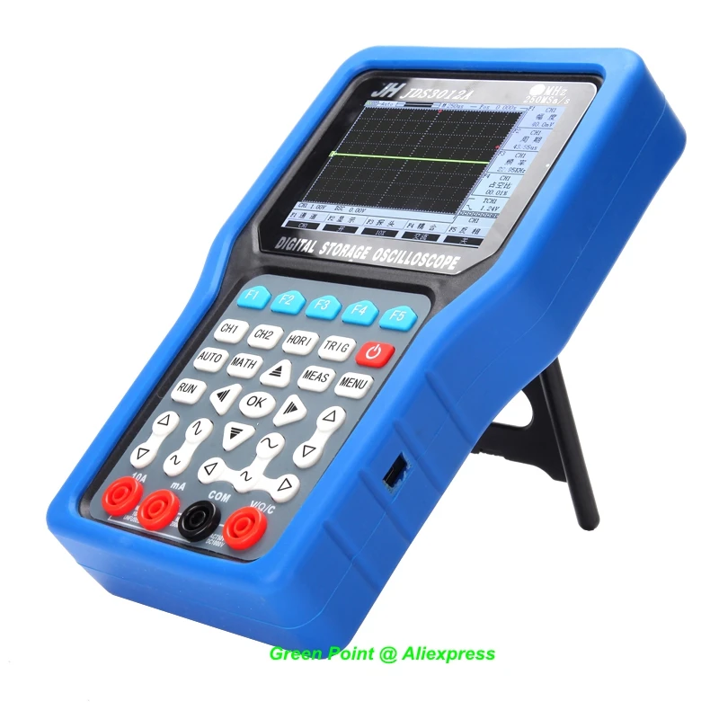 Новый профессиональный Ручной осциллограф Jinhan JDS3012A 250 Мвыб/с цифровой мультиметр