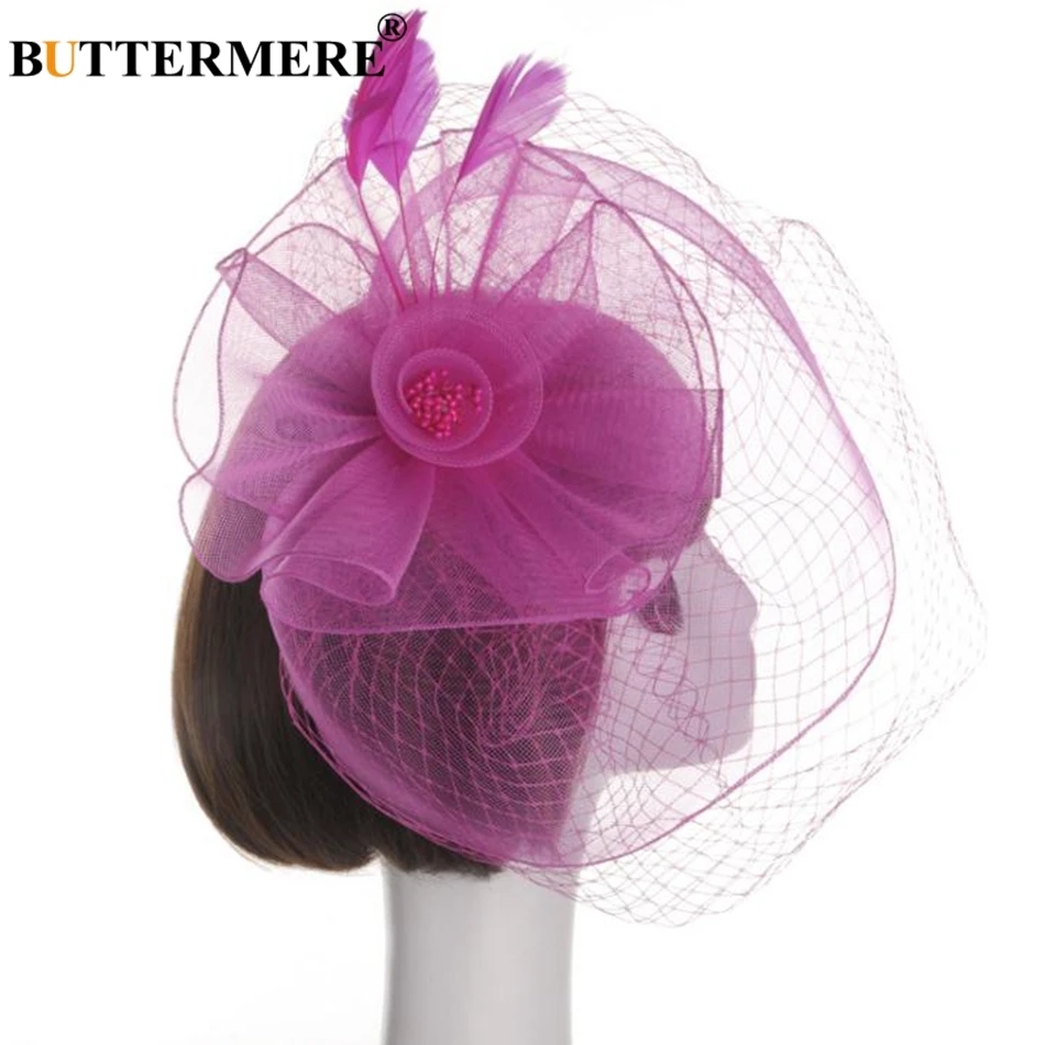 Наименование товара: баттермит перо головные уборы с вуалью высокое качество Fedora