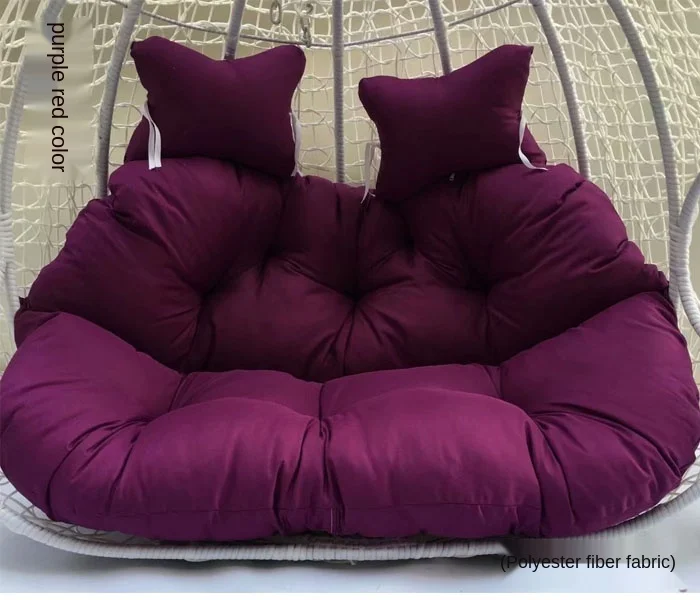 Подвесная корзина подушке подушки один двойной держатель ротанга ткань для