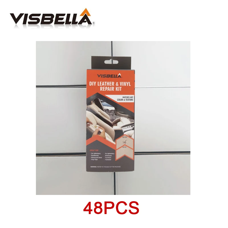 Visbella 48 шт. жидкая кожа DIY виниловые инструменты для восстановления кожи Набор