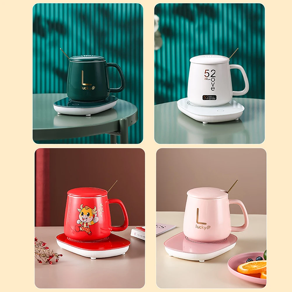 Подогреватель для чашки подогреватель дома и офиса какао чая воды молока 55 °C