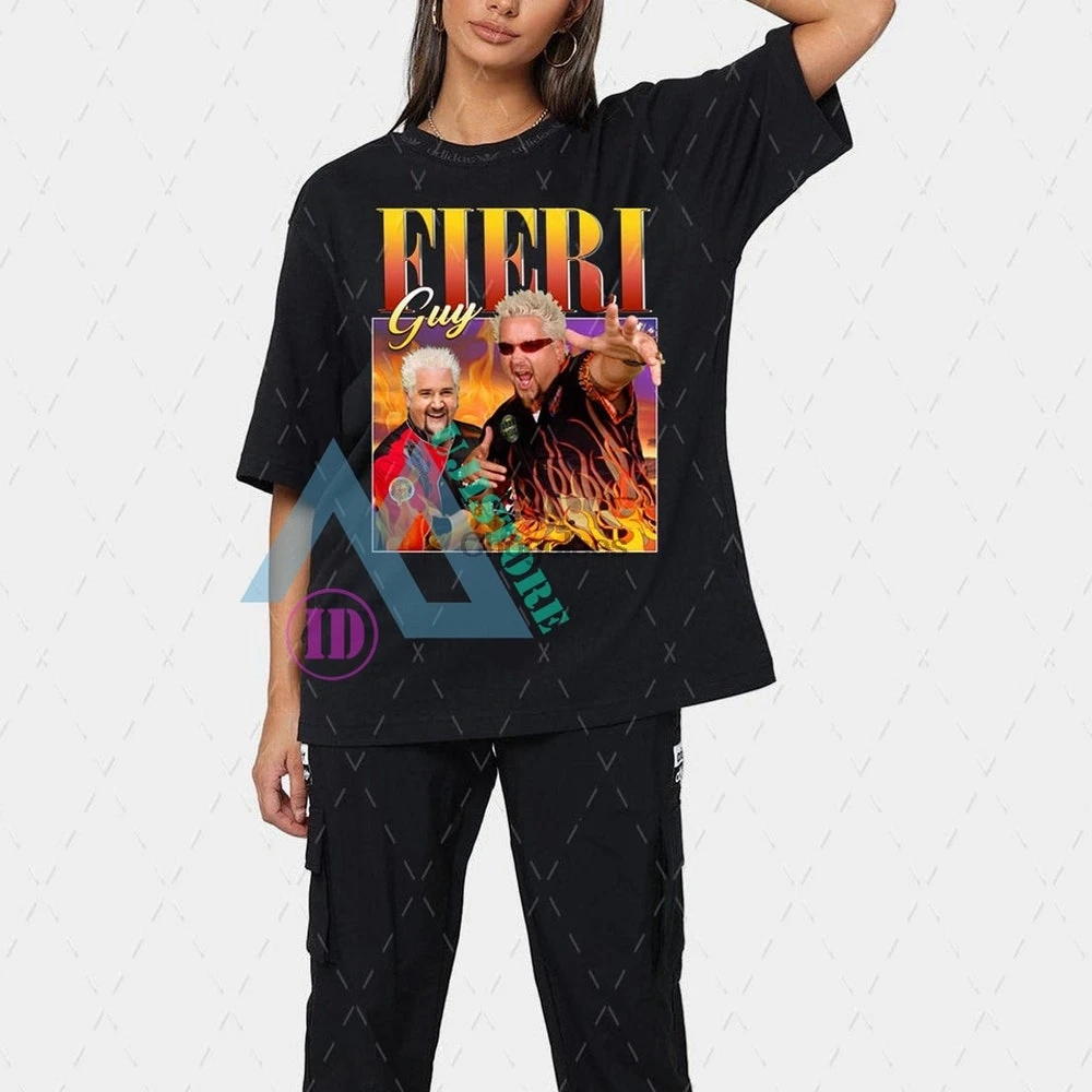 Футболка с надписью Guy Fieri Tribute футболка топ Welcome To Flavor Town забавная винтажная Ретро