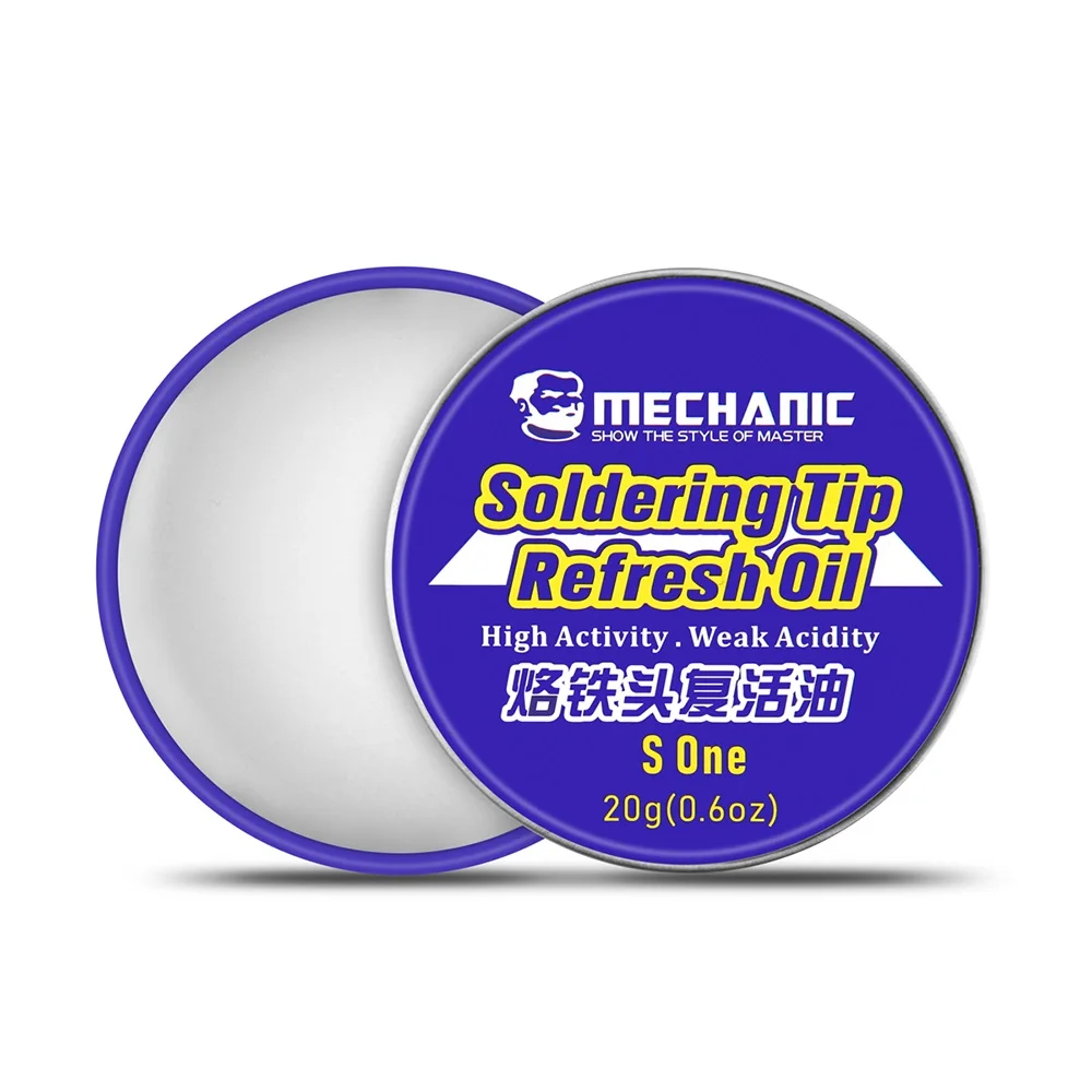 

MECHANIC S One, освежающее электрическое паяльное жало, чистая паста, крем для паяльного флюса для ремонта оксидных наконечников, воскресения головы