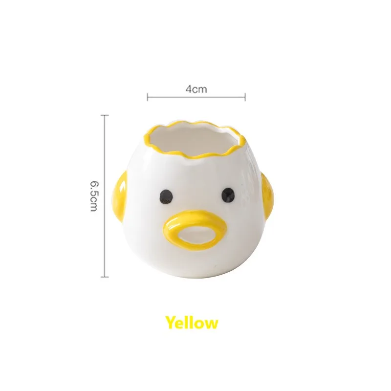

Ceramic Egg Divider Creative Egg Filter Separator Kitchen Tools Gadgets