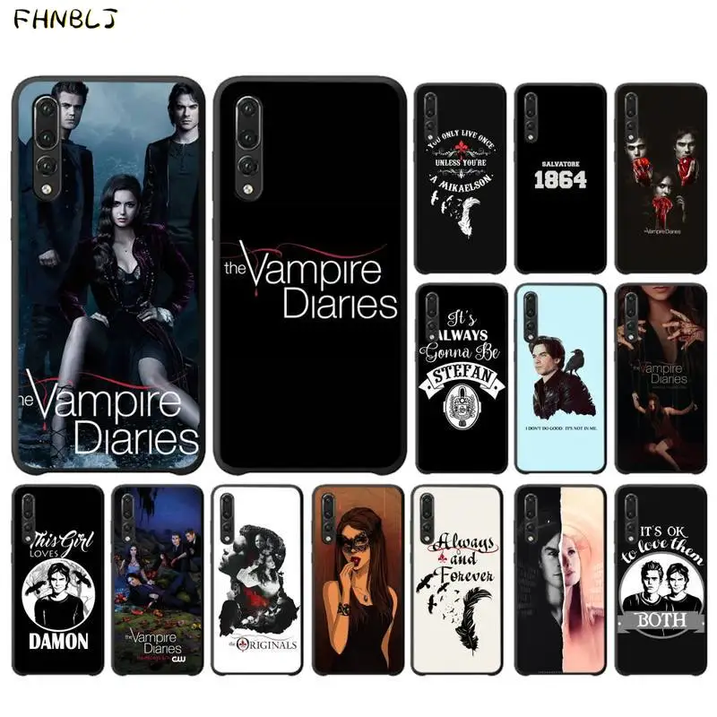 Дневники вампира Стефан Деймон Сальваторе чехол для телефона huawei p10 lite p20 P40 pro p30
