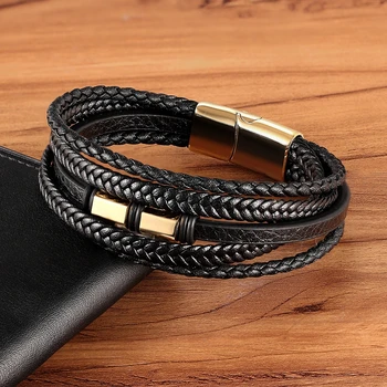 Multilayer Leather Classic Small Leather Bracelet 4